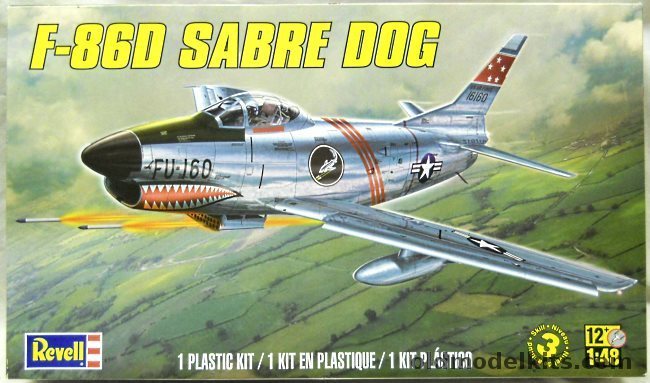 Revell 1/48 F-86D Sabre Dog, 85-5868 plastic model kit